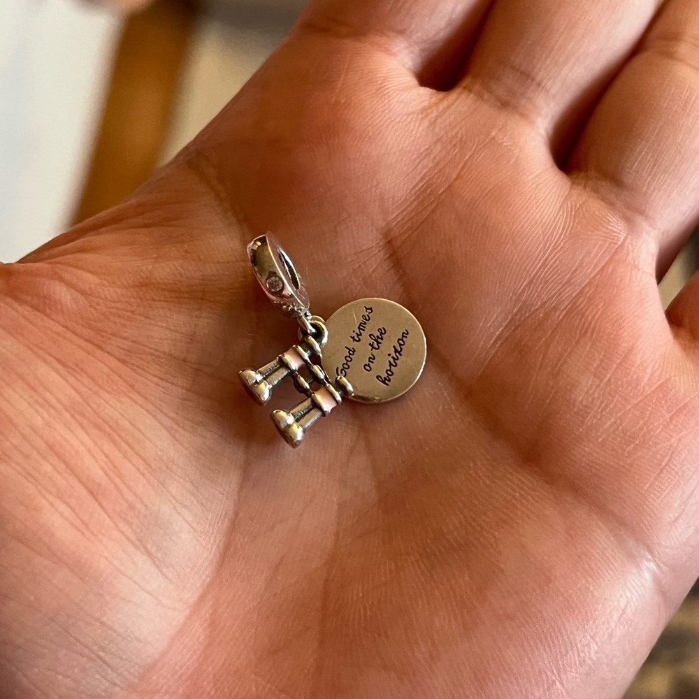 Pandora Heart Binoculars Dangle Charm